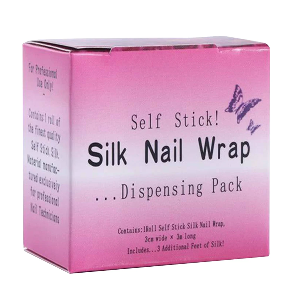 Silk Nail Wrap Fiber Glass Stickers Fingernail Protector Self Adhesive Tape Due to the light and screen setting difference | Красота и