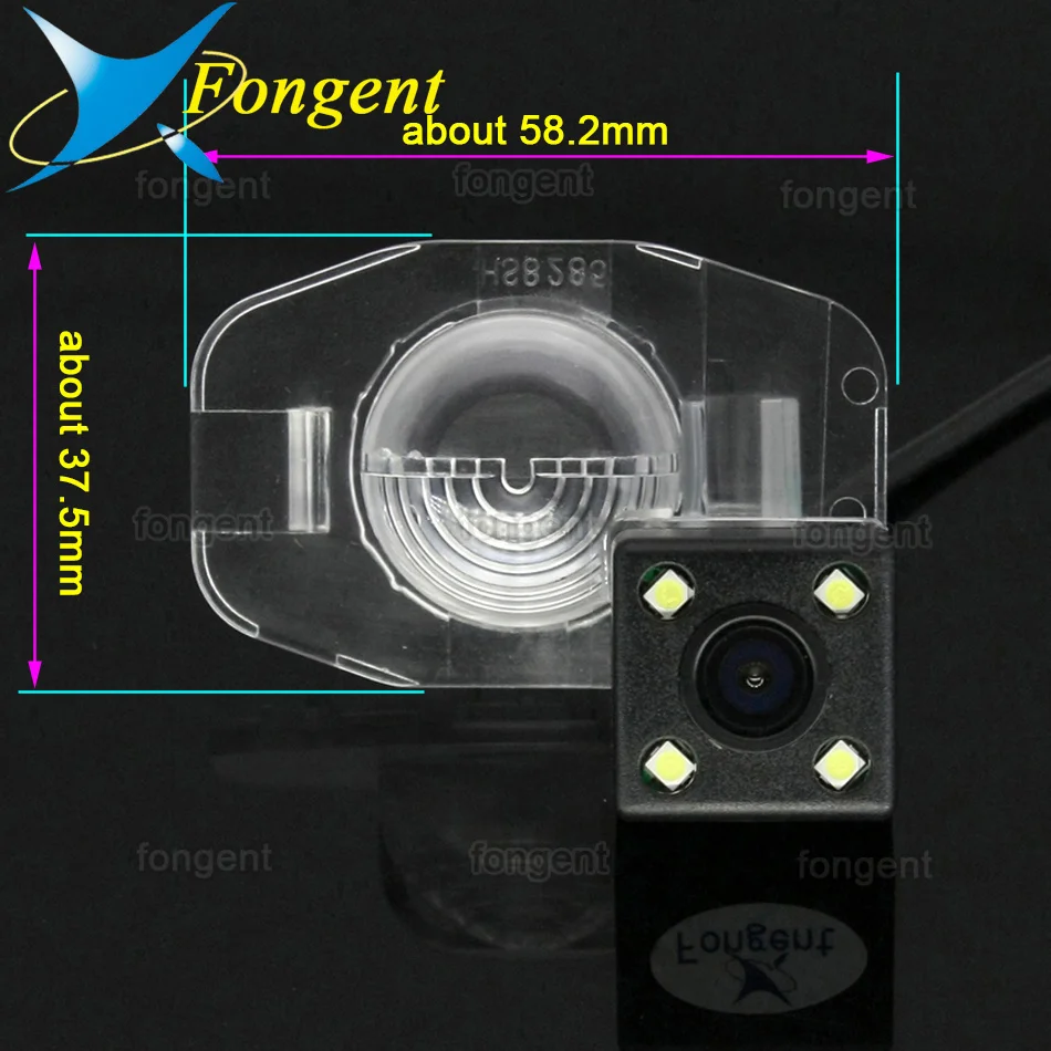 For Toyota Corolla 2007-2013 Car CCD 4 LED Night Vision Reverse Backup Parking Assistance Waterproof Reversing Rear View Camera |