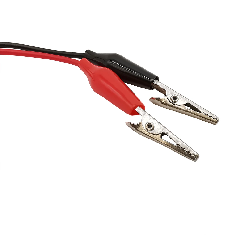 1Pcs 1M Alligator Cilp to AV Banana Plug Test Cable Lead Connector Dual Tester Probe Crocodile Clip for Multimeter Measure Tool |