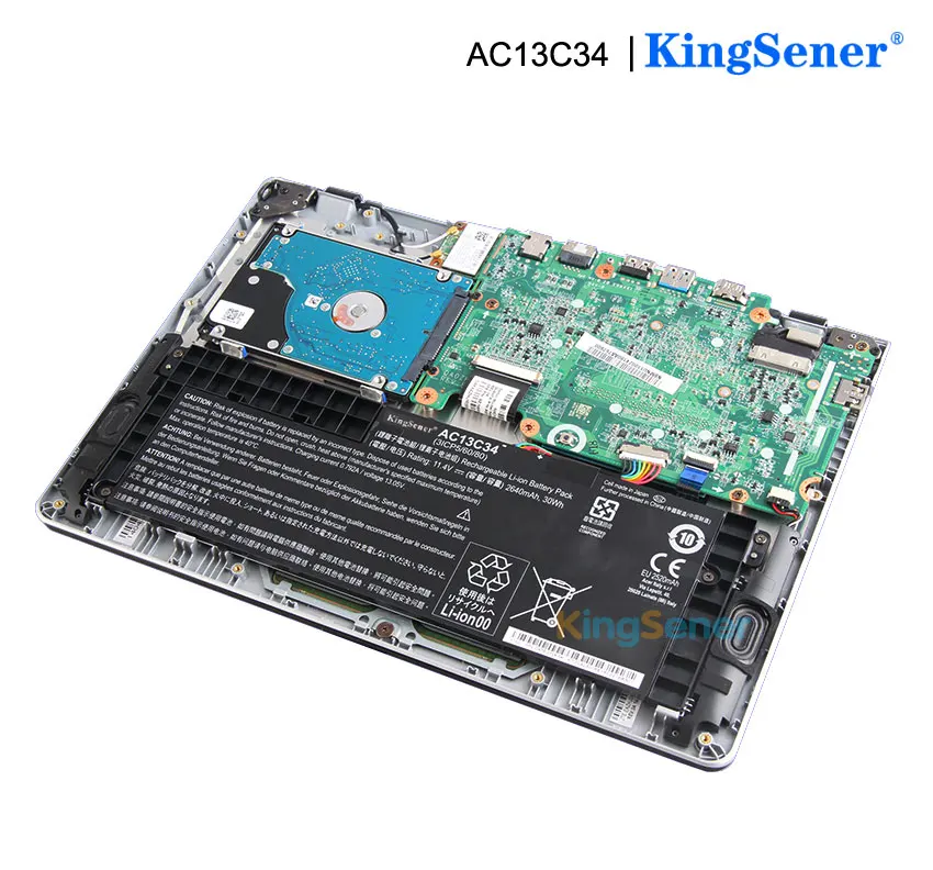 KingSener AC13C34 ноутбук Батарея для acer Aspire V5-122P V5-132 E3-111 E3-112 ES1-111M MS237 KT.00303.005 11,4 V 2640 мА-ч/30WH