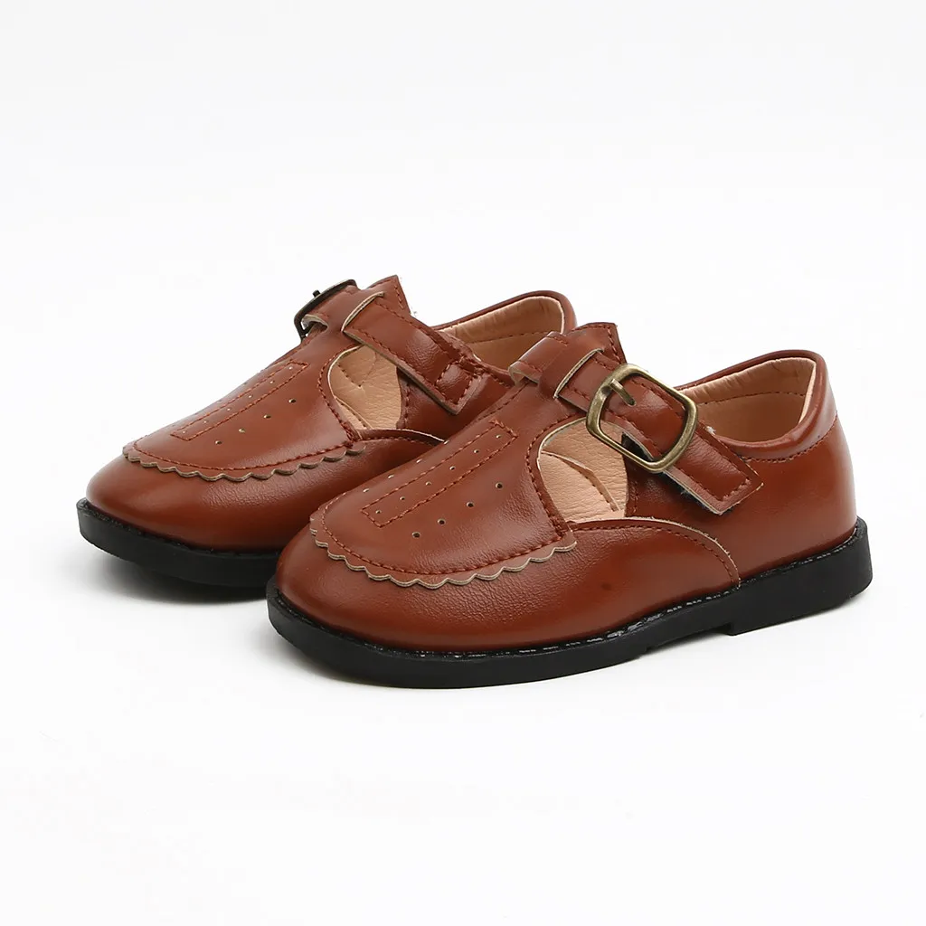 Обувь для малышей детей девочек мальчиков обувь из искусственной кожи