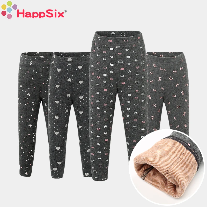 Штаны для девочек утепленные новые зимние штаны мальчиков леггинсы маленьких