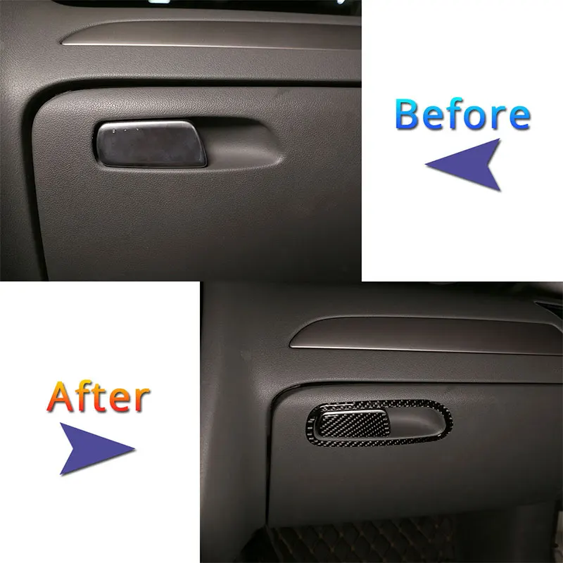 2 предмета из натурального углеродного волокна интерьер автомобиля перчаточный