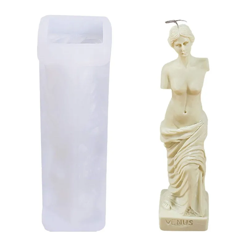 Силиконовая форма для свечей тела домашнего мыла соевого воска искусства