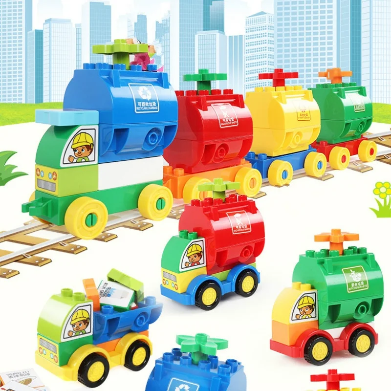 68 шт. детский пластиковый конструктор машинки | Игрушки и хобби