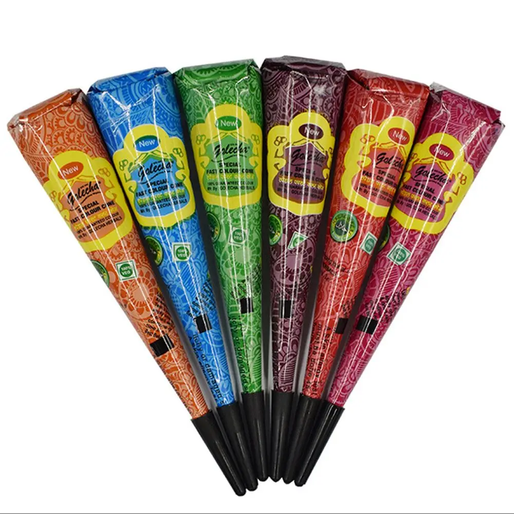 

Indian Henna Tattoo Paste Cone Body Paint Temporary Tattoo for Women Tattoo Body Art Sticker Mehndi Body Paint Tattoo Sticker