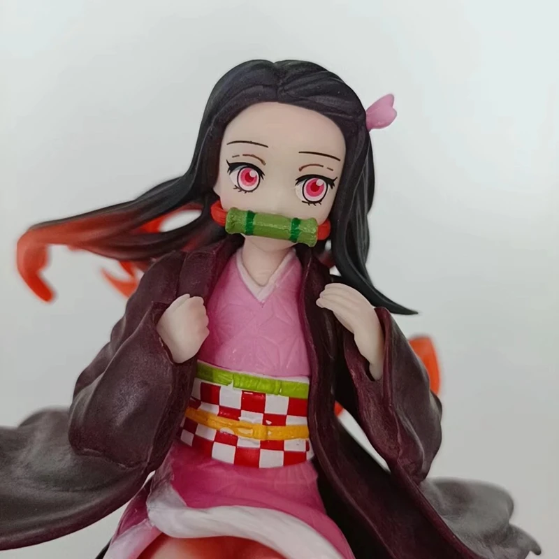 

Demon Slayer GK Scene Modeling Sitting Posture Kamado Nezuko Boxed Figure Model Height 18cm PVC Peripheral Decoration