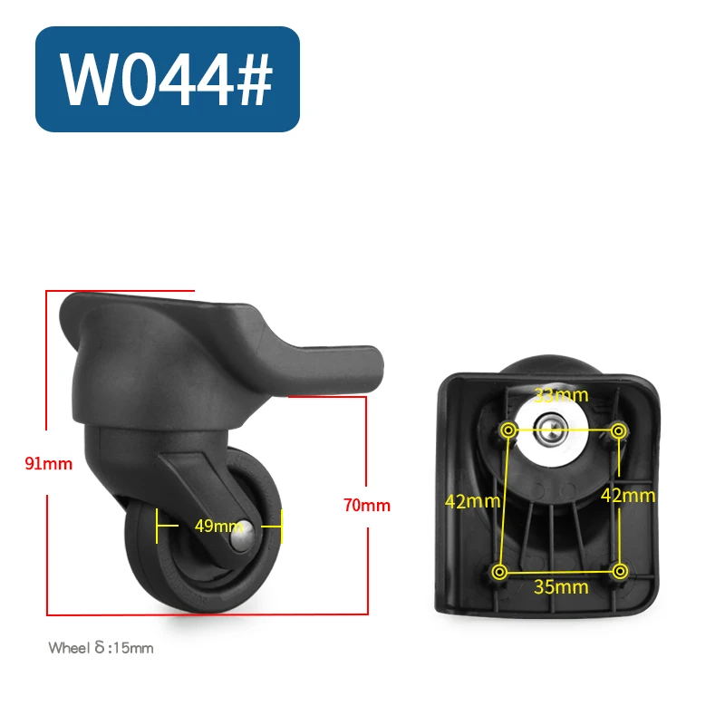 Suitcase Wheel Airbag Universal Caster Replacement Maintenance Shock Absorption Mute 20 Inch 26 Inch Luggage Accessories