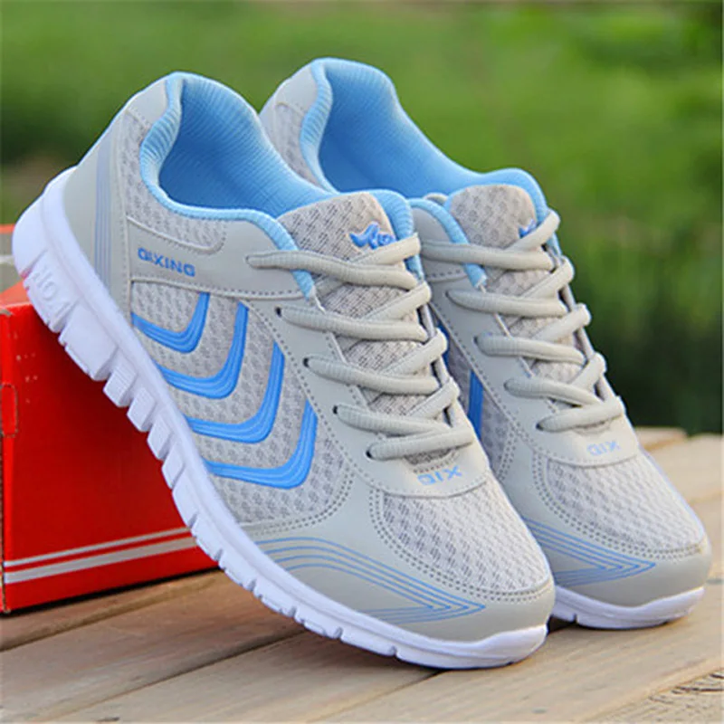 Women sports shoes 2022 fashion running shoes women zapatos de mujer air mesh breathable outdoor women sneaker white shoes woman