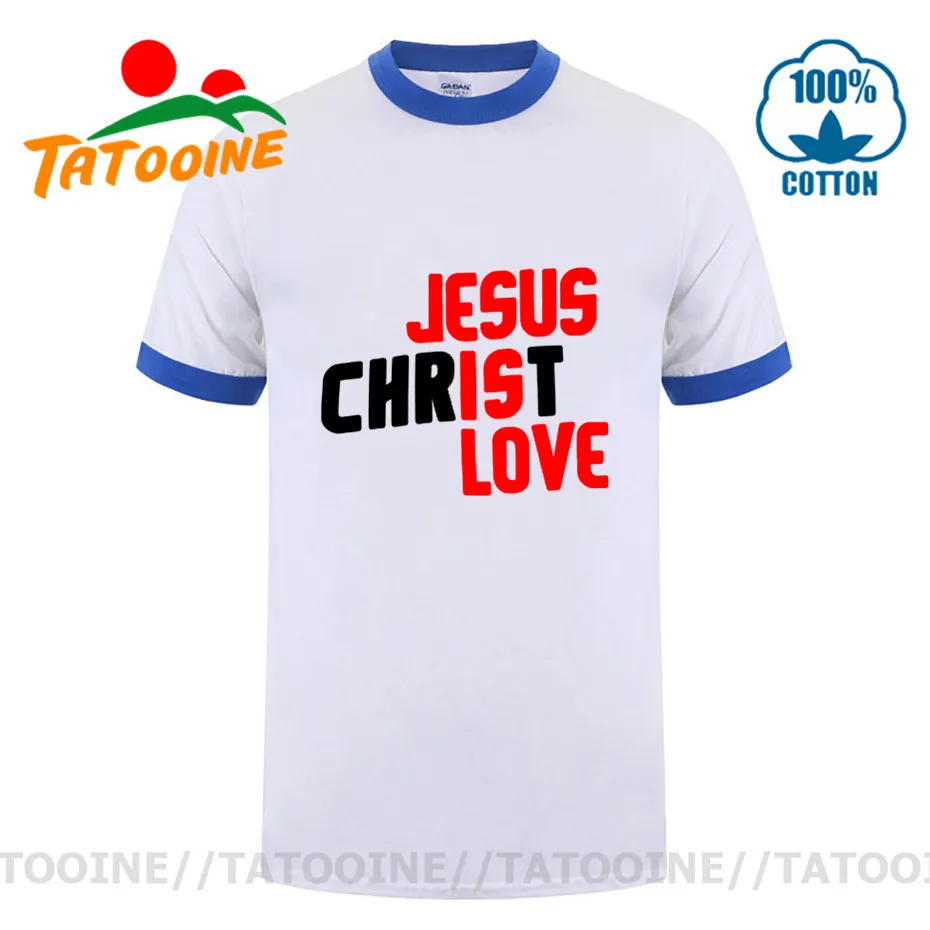 Tatooine Jesus Christ Love T shirt men Funny Jesue is T-shirt Christian Tee Real Prayer tshirt Leisure Clothing | Мужская одежда