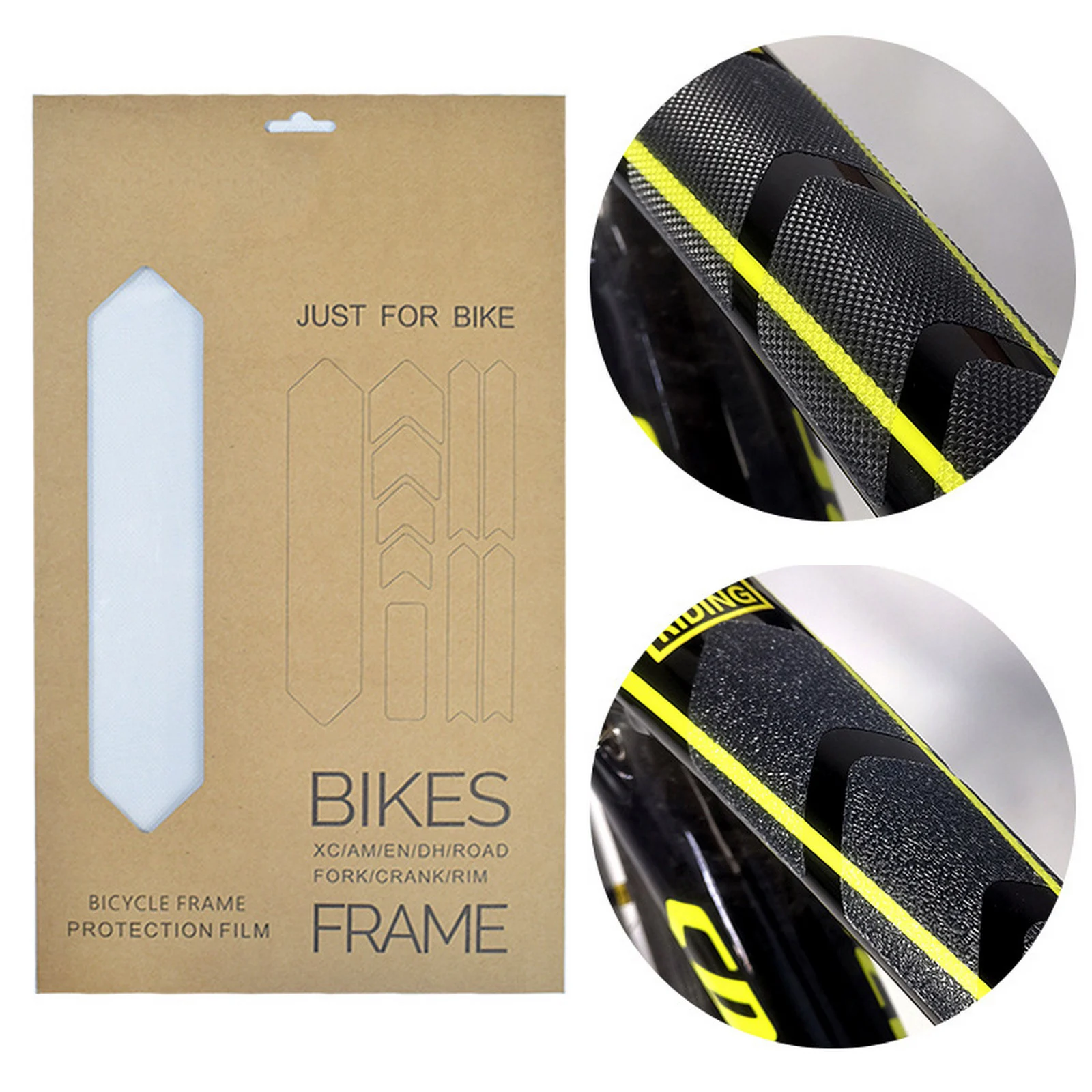 

10 шт./1 комплект, прозрачные наклейки на раму велосипеда