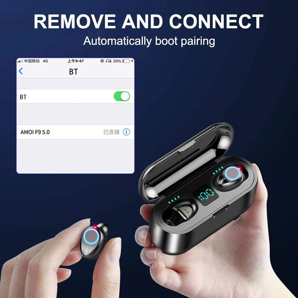 Наушники Bluetooth 5 0 In ear Stereo хит продаж прочные простые наушники с поддержкой