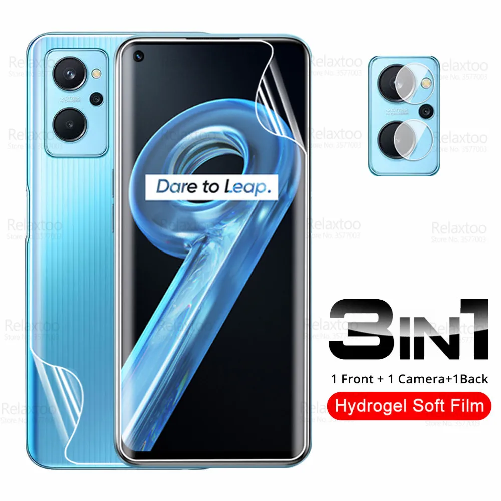 Гидрогелевая пленка 3To1 для задней передней камеры Realme 9i защитная экрана Realme9i Realmy