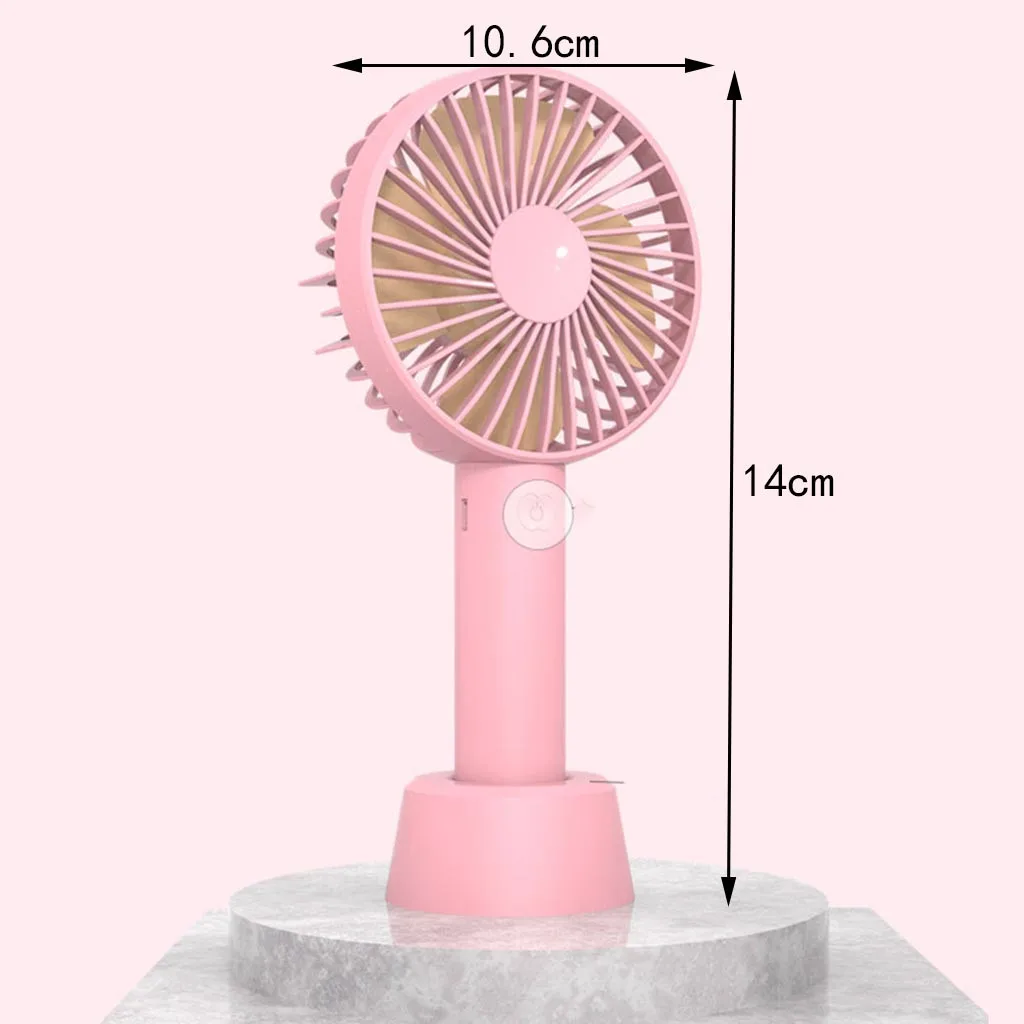 

Handheld Usb Mini Fan Wind Power Ultra-quiet And Convenient Portable Handheld Rechargable Cute Small Cooling Fan Adjustable#g4
