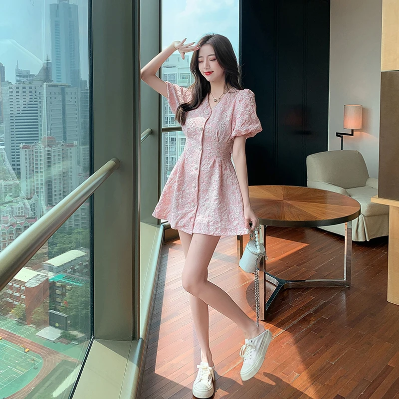 

Make love sweet female summer new design feeling small backless dress skirt all the characteristics of gentle wind restoring anc