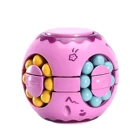 Вращающийся Магический кубик-пазл, детский гироскоп, волшебный диск, Обучающие круглые пазлы, игрушка-кубик