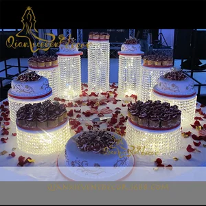 3 шт.-6 шт., высококачественная прозрачная акриловая подставка для торта, романтическое свадебное украшение