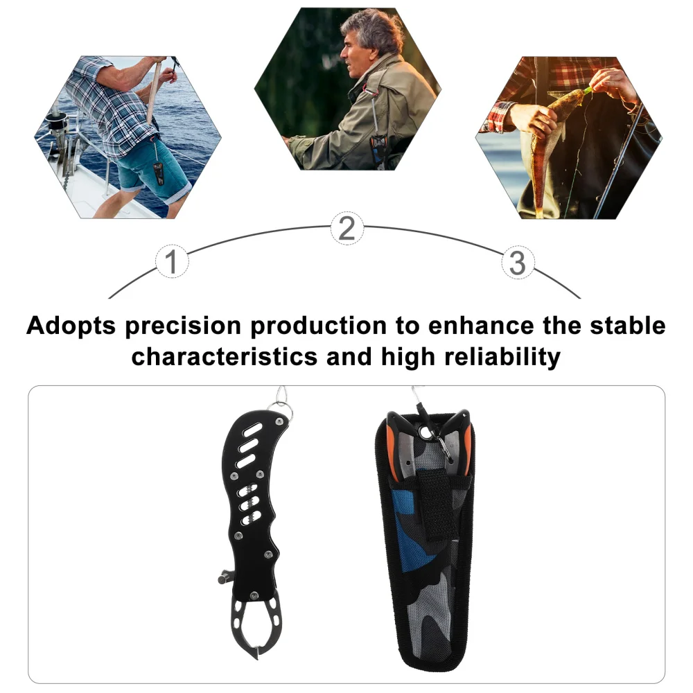 

1 Set Non-slip Handle Fish Clamp Useful Fishing Pliers Outdoor Fishing Tool