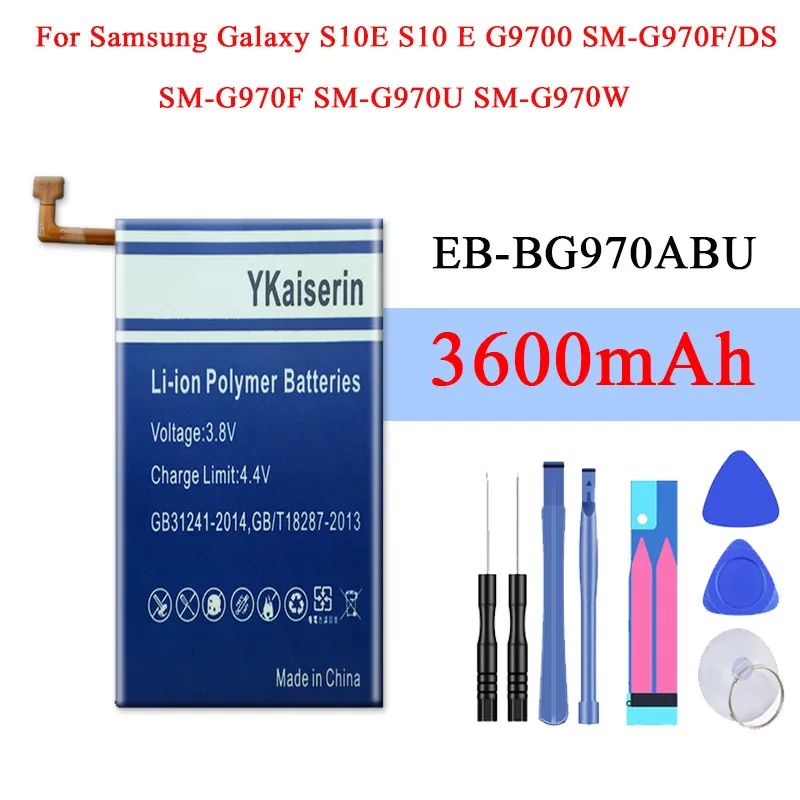 Батарея EB BG970ABU для Samsung Galaxy S10e S10 E SM G970F/DS G970F G970U G970W G9700 3600 мА/ч Akku|Батареи планшетов