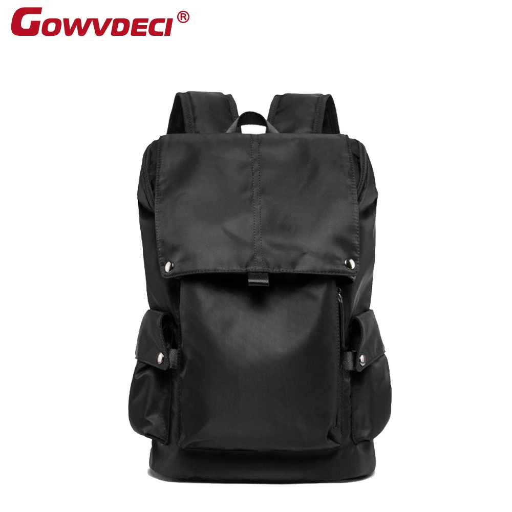 

Korean backpack male student schoolbag college style female Oxford cloth wild computer travel backpack