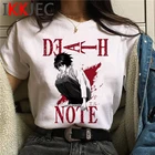 Футболка мужская с аниме Death Note, забавная тенниска с принтом обещания, неверланда, манга, цельнометаллический Alchemist, забавная майка с семи смертельными грехами