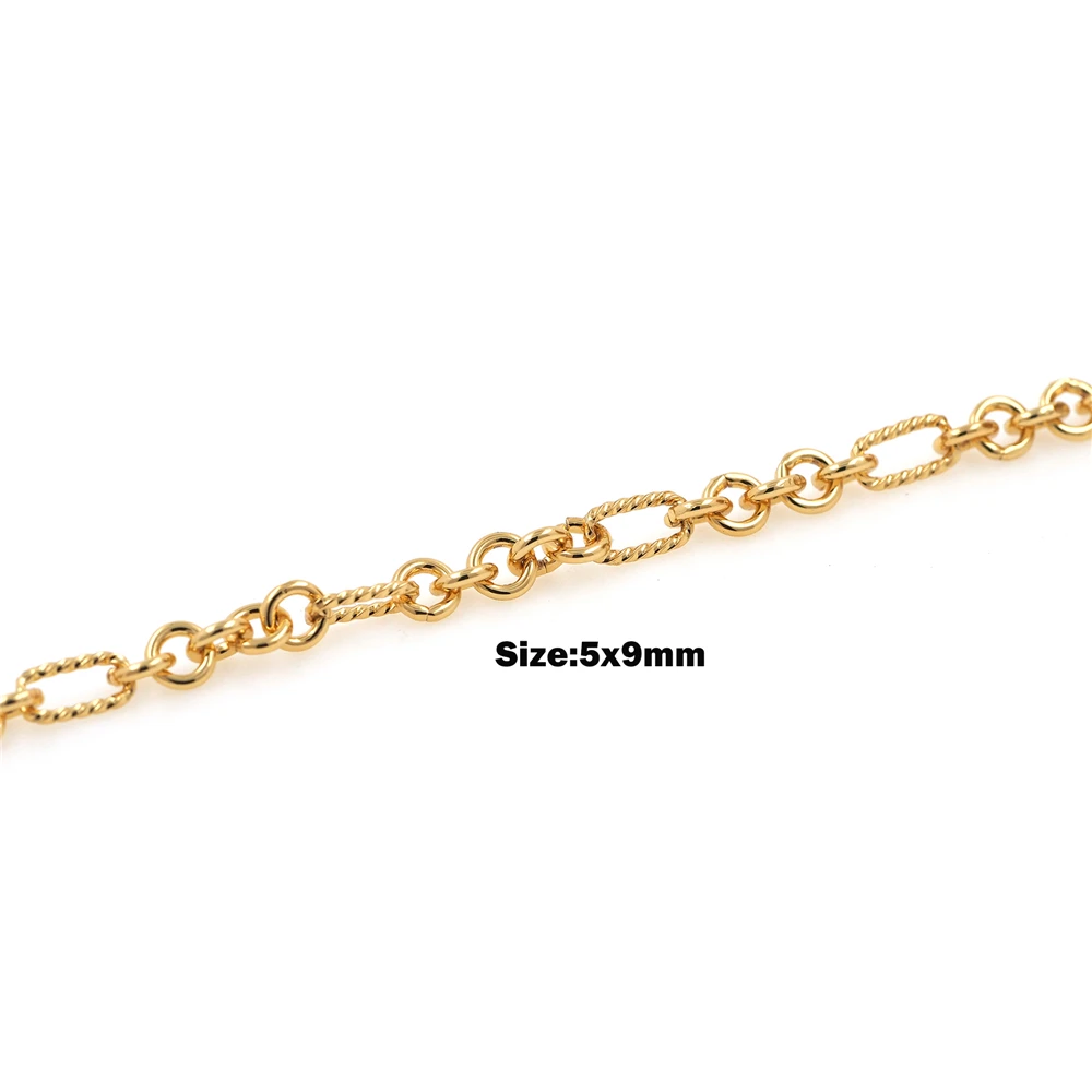 Used In Jewelry Making DIY Supplies Necklace Bracelet Chain Found Round Link Chain Is Suitable For Pendant Jewelry Accessories