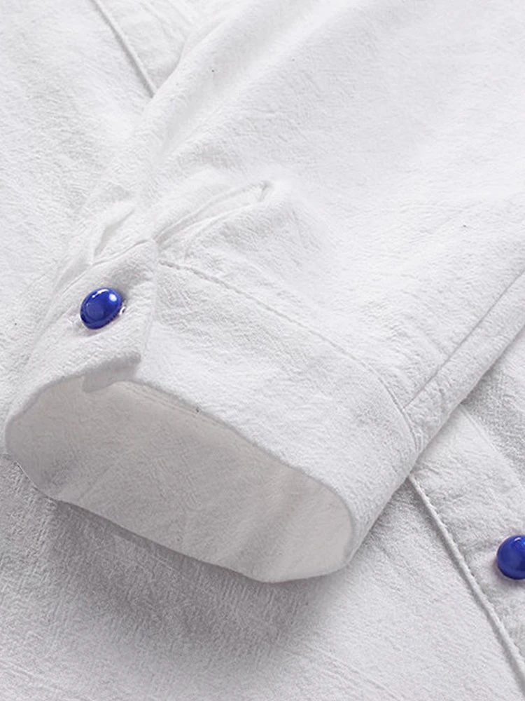 

2020 New Spring Women Blouse Long Sleeve Female Casual Buttons Shirt Vintage Printed Plus Size Loose Tops Shirt Women Shirts