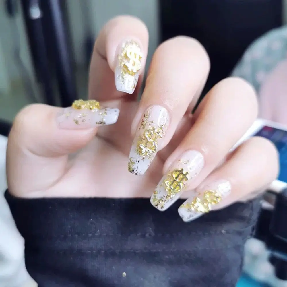 Металлические 3D украшения для ногтей подвеска аксессуары ювелирных изделий знак