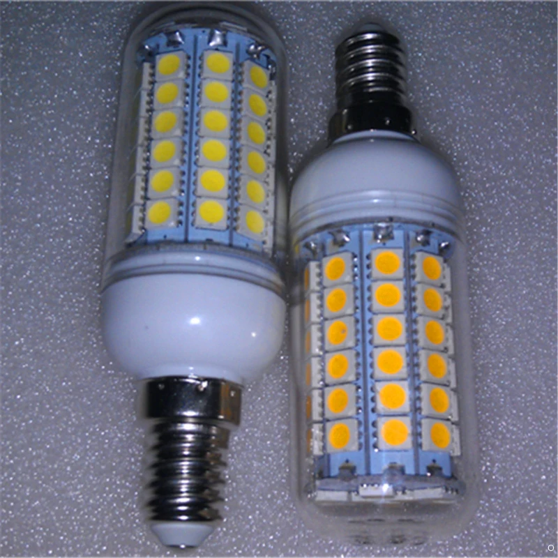 

E14 SMD5050 69 светодиодов 12 Вт AC220V AC230V AC240V светодиодные лампы лампада люстра лампа Кукуруза 5 шт./лот