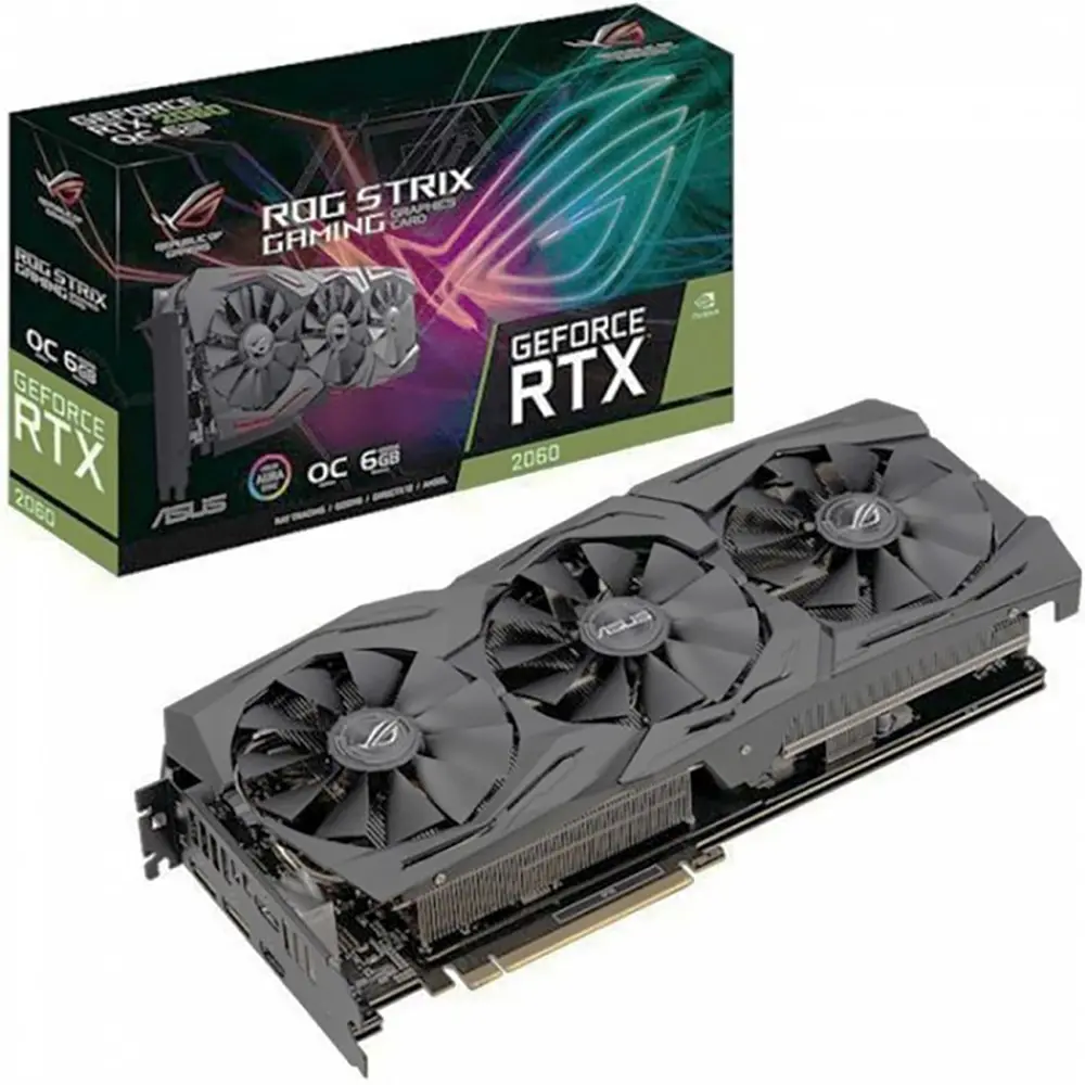 Видеокарта ASUS ROG nVidia GeForce RTX 2060 1740MHz 8192MB [ROG STRIX RTX2060 A6G EVO GAMING]|Видеокарты| |