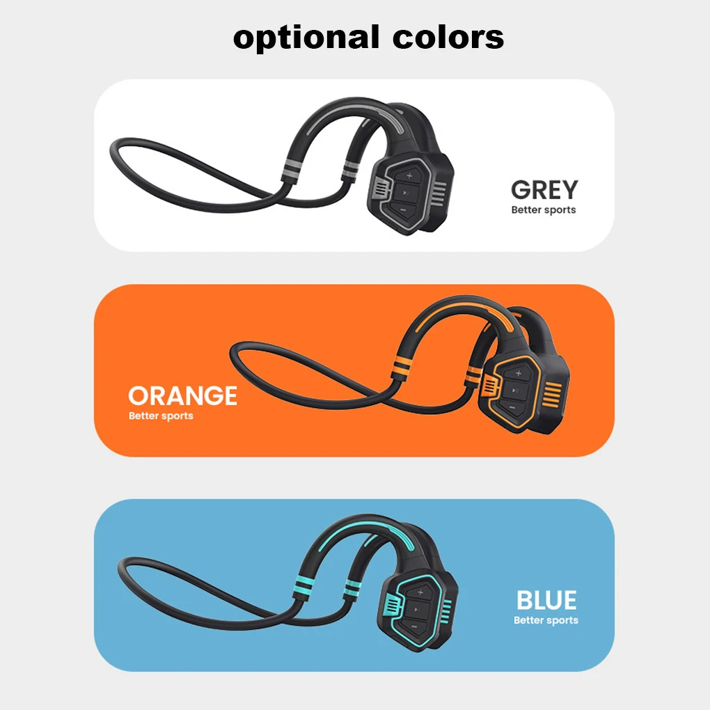 

Original Bone Conduction Earphone Wireless Sports Bluetooth Headset Built In 16G IP68 Waterproof Music Swimming Headphone