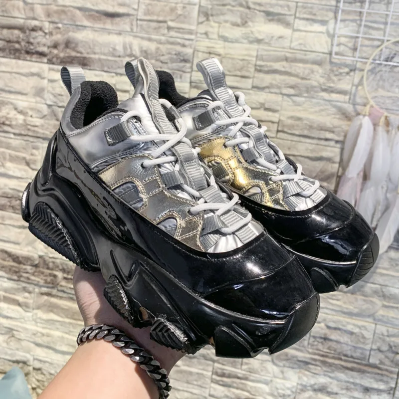 2020 женские кроссовки на толстой подошве новые модные платформе теннисные