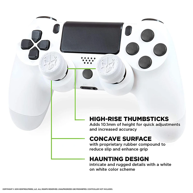 For PS4 Controller 2pcs Hand Grip Extenders Caps Performance Thumb Grips High-Rise Covers for Playstation 4 Low-Rise Cover | Электроника