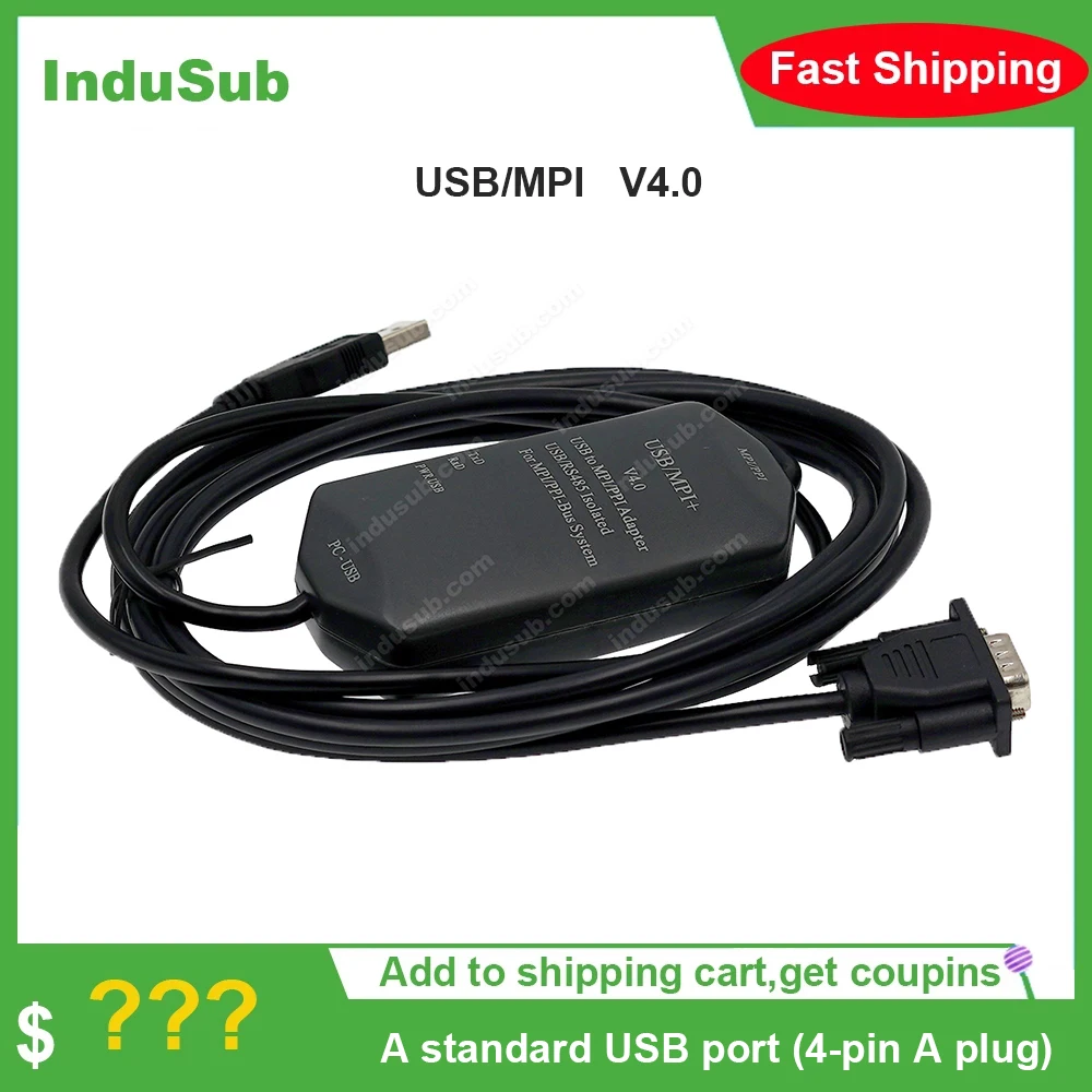 

USB/мпап + V4.0 кабель USB в RS485 изолированный адаптер S7-200/300/400 PLC Быстрая доставка