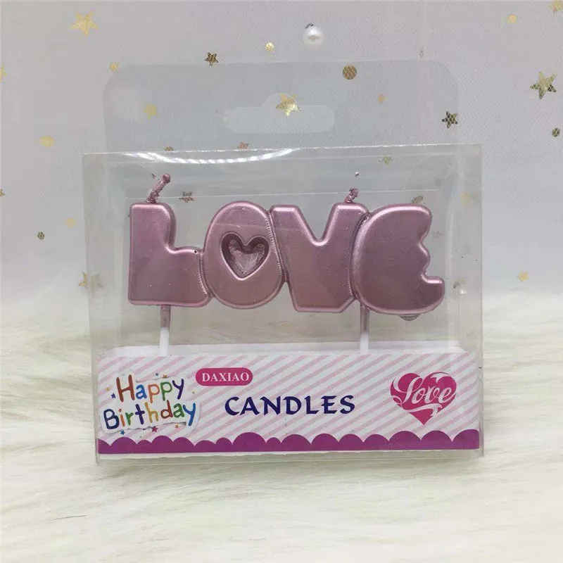 10 1 комплект, милые золотые свечи с надписью «Happy Birthday», Топпер для торта, Детские вечерние праздничные свечки для украшения торта - Цвет: 10