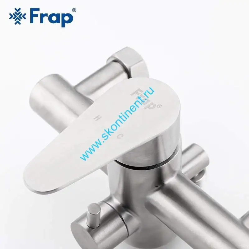 Смеситель для ванны одноручковый нержавейка F2248FRAP гарантия 1 год | Обустройство