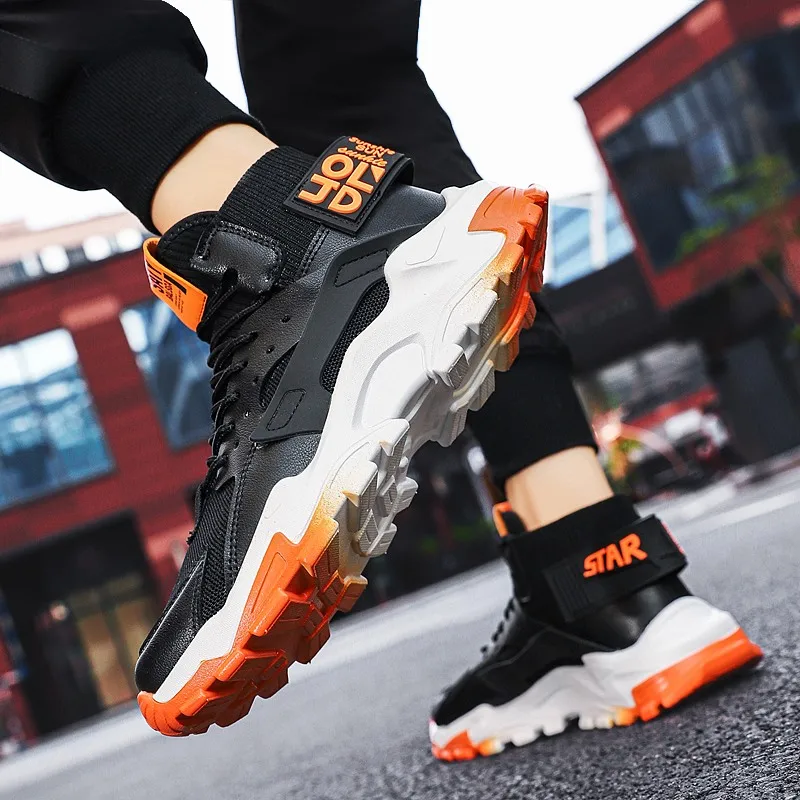 

Men's Casual Shoes 2021 Hot Selling Comfortable and Breathable Men's Running Shoes Outdoor Non-slip Blade Men's Sneakers