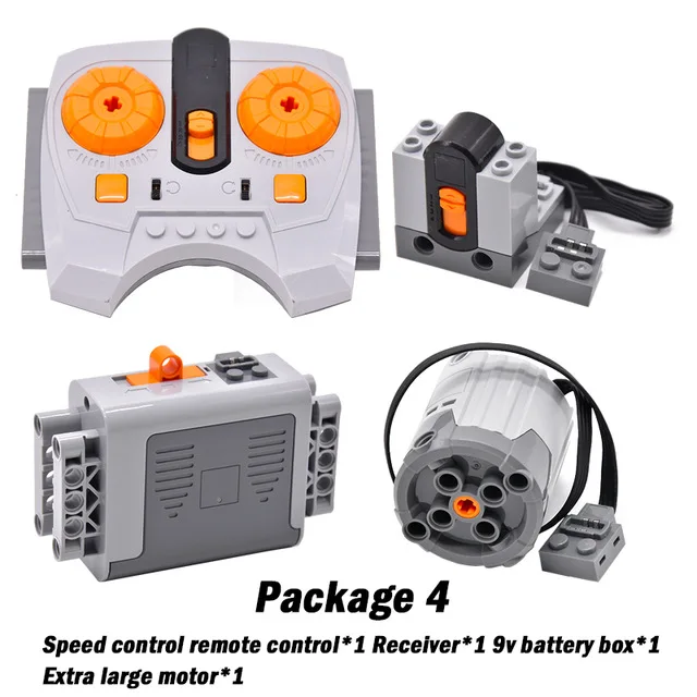 

Technical Power Function Motor Switch IR Remote Control Receiver Battery Box Compatible All Brands high-tech creator