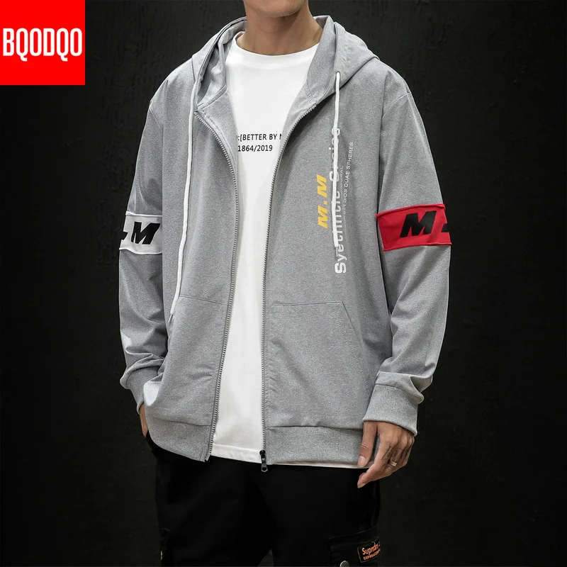 Кардиган повседневные толстовки свитшоты для мужчин Черный Принт осенний свитер