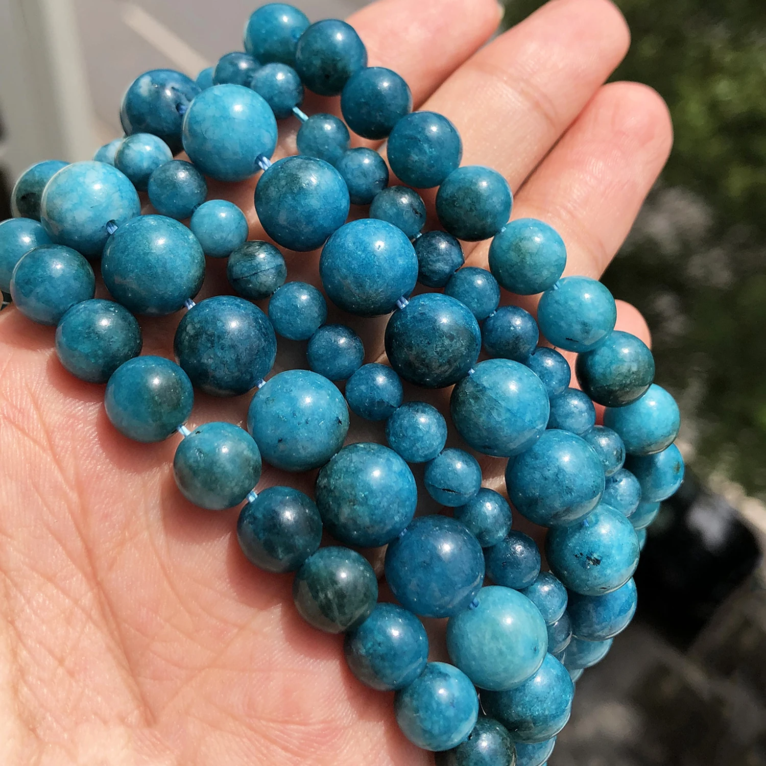 Бусины кварцевые из натурального камня 6/8/10 мм | Украшения и аксессуары