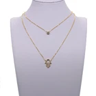 Женское Ожерелье-чокер из серебра 100% пробы с фианитом