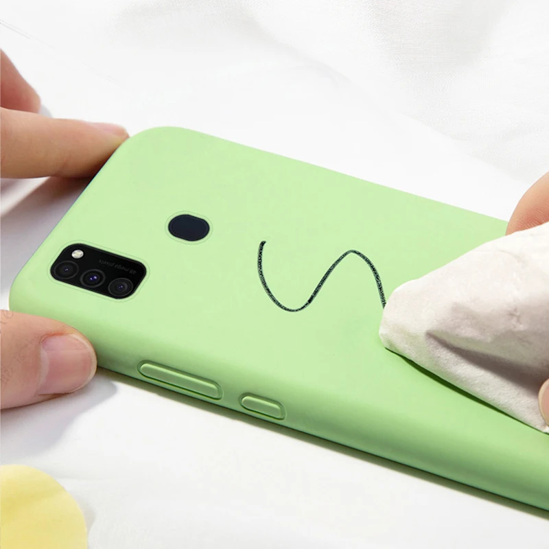 Для Samsung Galaxy Note 10 S10 Lite чехол мягкий жидкий Силиконовый противоударный бампер для