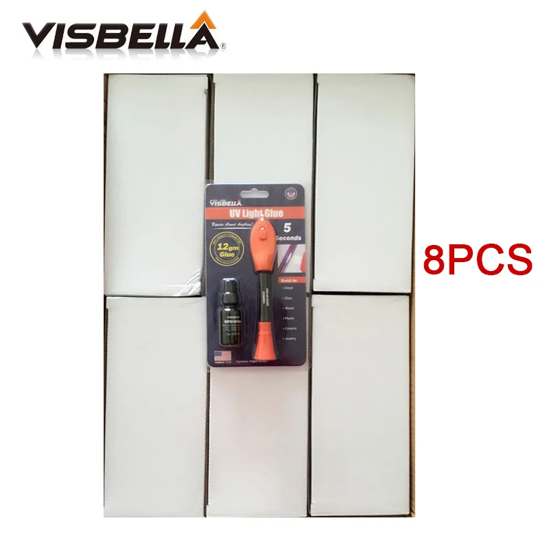 Visbella 8 шт./кор. (4 г + пополняемая посылка) 12 жидкого пластика сварочный клей 5 секунд
