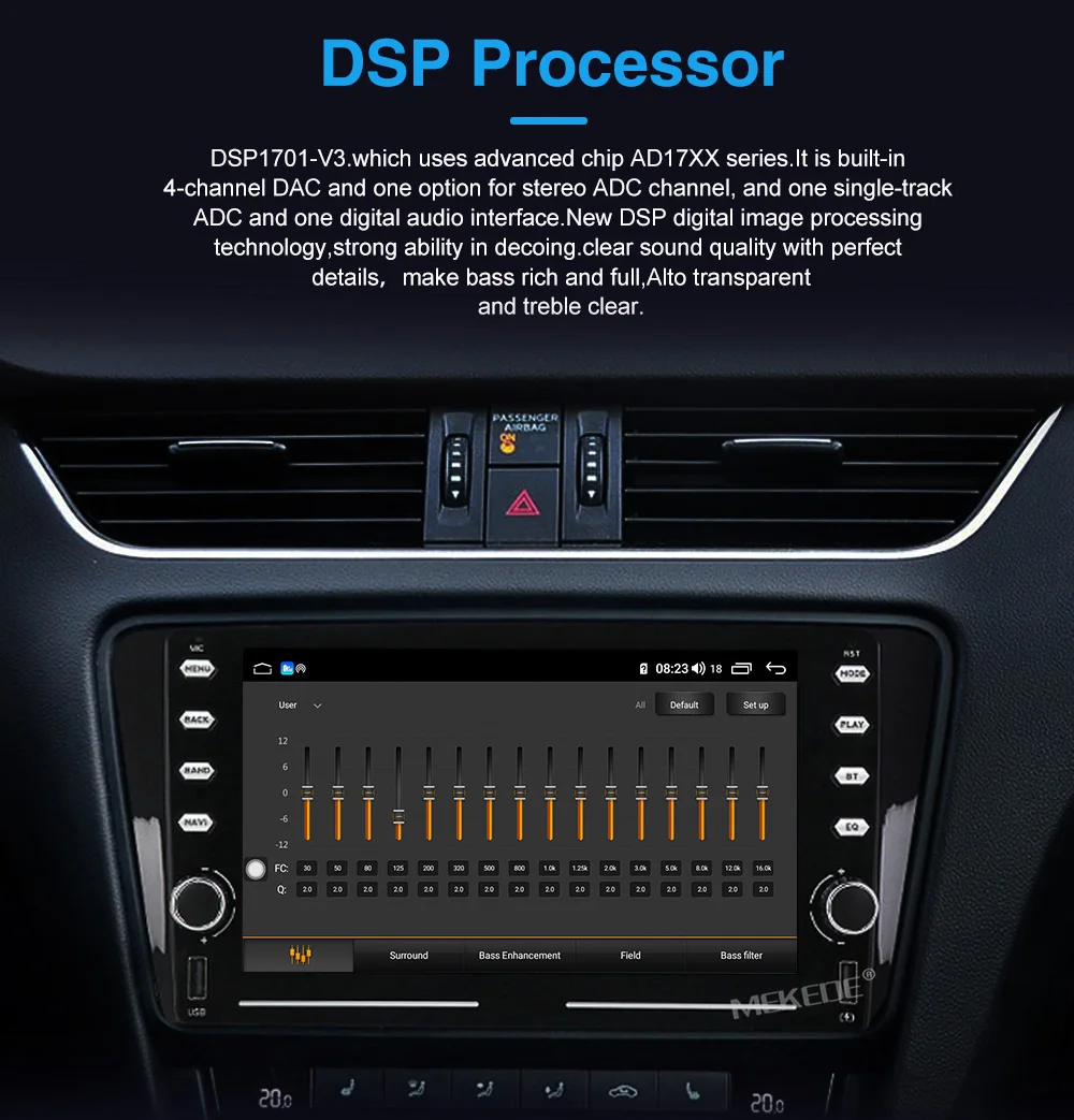 Автомобильный мультимедийный плеер Android 2.5D IPS DSP стерео для Hyundai Tucson/IX35 2014 2017 2018