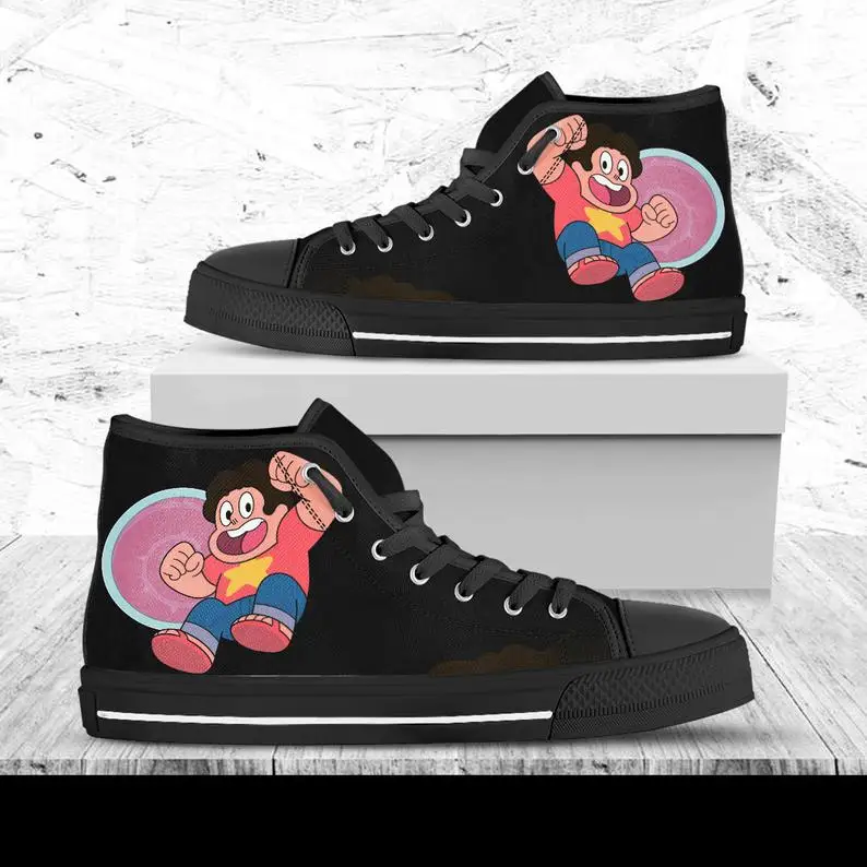 

Steven Universe Custom Hightops Casual Sneakers Shoes For Man High For Men/high Quality Handiness Light Weight Sneakers