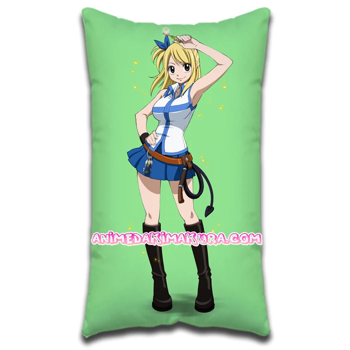 

Fairy Tail Lucy Heartfilia Anime Girl Hugging Standard Pillow Cover Case Cushion