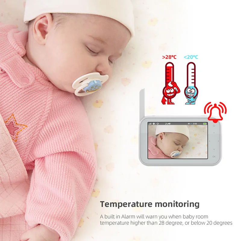 Радионяня Sailvde с камерой беспроводная радионяня функциями Двусторонняя