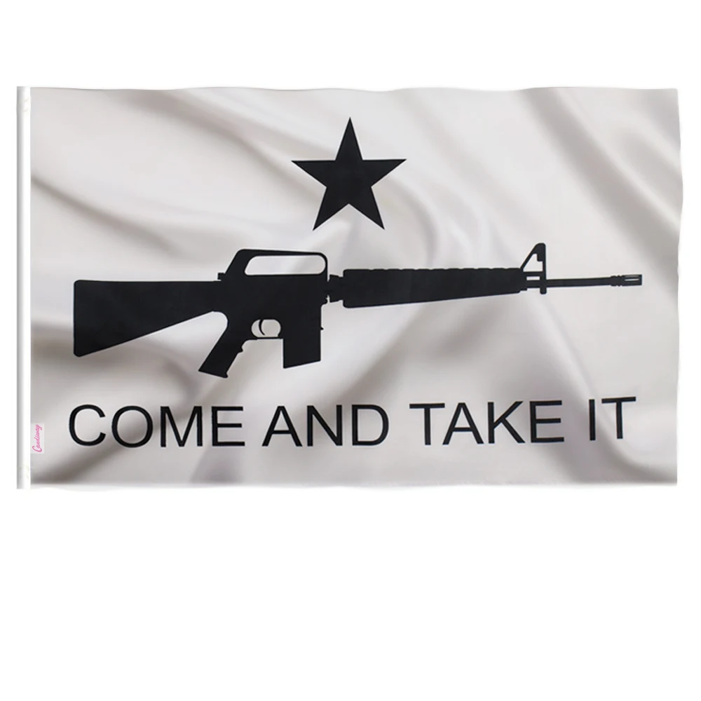 ANLEY Come And Take It GUN Flag Техасский Гонсалес NRA Техасская революция военный Спартанский