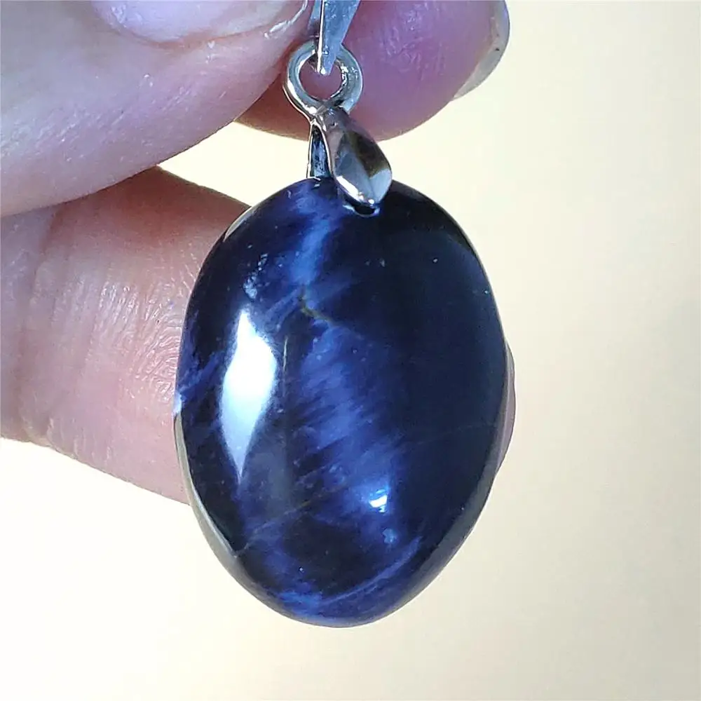 Подлинная подвеска Pietersite 21x15x8 мм капля воды для Chatoyant голубой кристалл исцеляющий