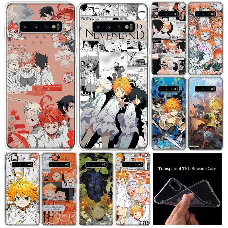 The Promised Neverland Аниме Чехол для Samsung Galaxy A54 A53 A52 A34 A33 A32 A24 A23 A22 A14 A13 A12 A04S A03S A02S Cover on.